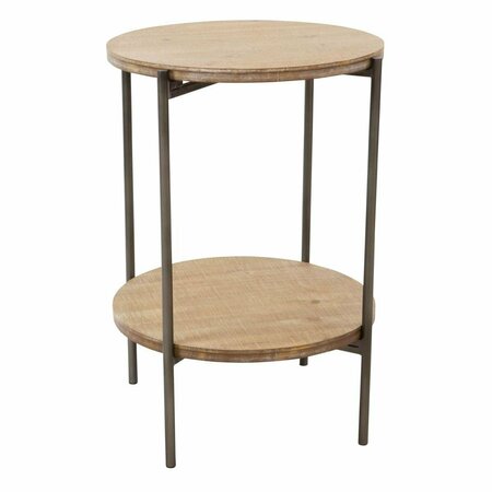 ASPIRE HOME ACCENTS Kamryn Modern Accent Table - Tan & Brown 7777